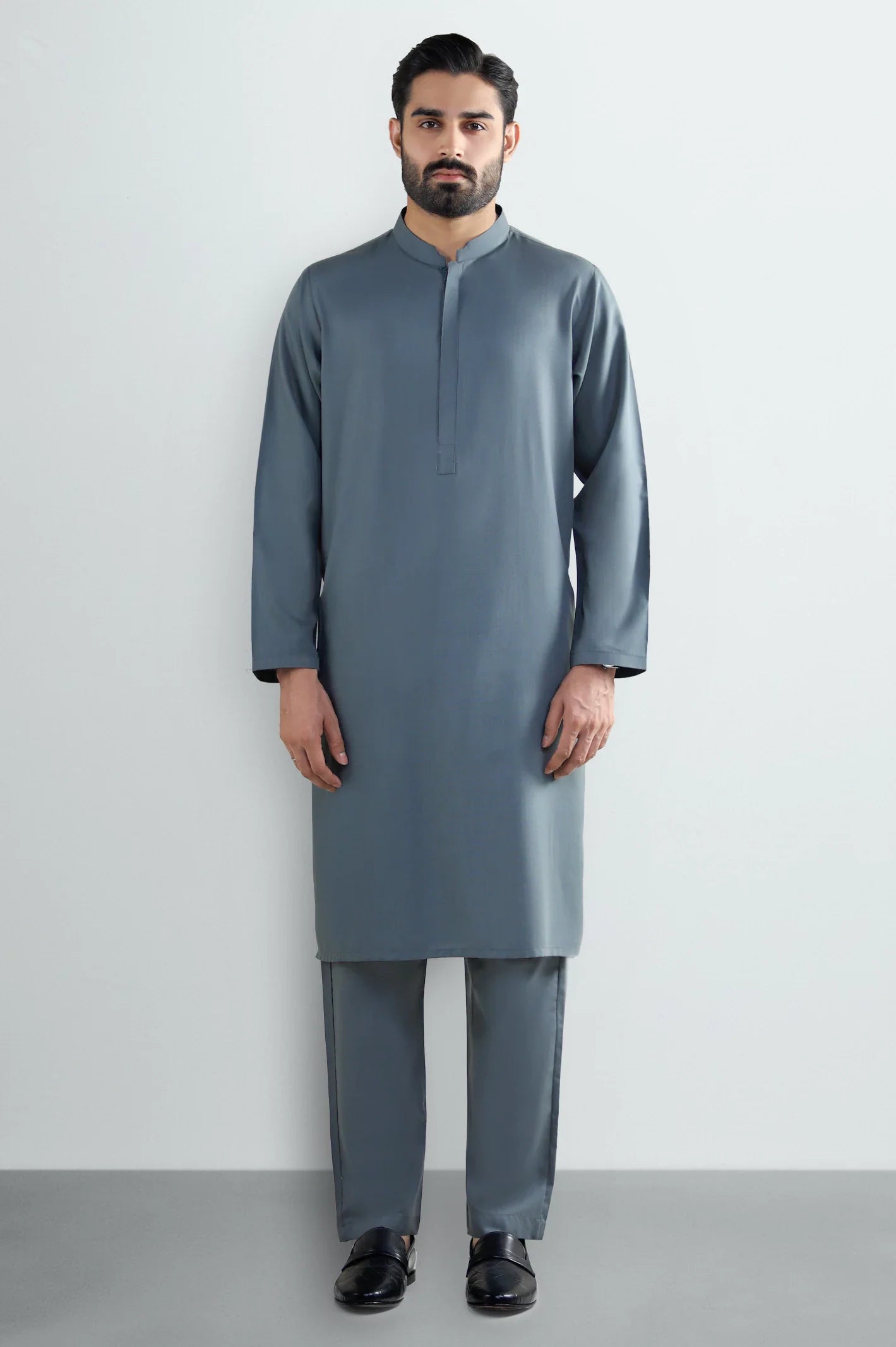 Grey Wash & Wear Kurta Pajama