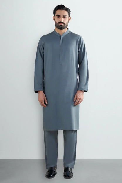 Grey Wash & Wear Kurta Pajama
